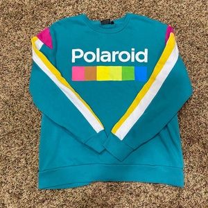 vintage polaroid crew neck!